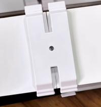 Presilha encaixe teto trilho suíço Max Triplo e Duplo Largo Presilha encaixe teto trilho suíço Max Triplo e Duplo Largo