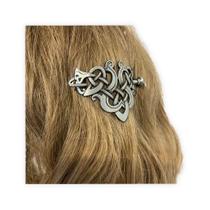 Presilha estilo Celtic Viking para Cabelo Prata