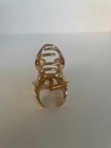 PRESILHA FLOR METAL DOURADO Dourado