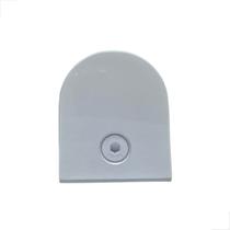 Presilha GR08P Para Vidro 8 MM Base Reta - Branco Presilha GR08P Para Vidro 8 MM Base Reta - Branco