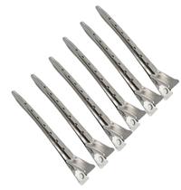 Presilha Grampos Clips De Cabelo Aço Inoxidável Metal 6 Pcs Presilha Grampos Clips De Cabelo Aço Inoxidável Metal 6 Pcs