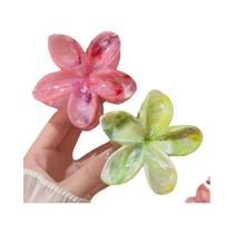 Presilha Grande De Cabelo Para Férias De Verão Na Praia, 2 Peças, Presilha De Cabelo De Acrílico Com