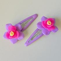 Presilha Infantil Tic Tac com Flor