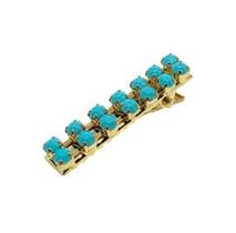 Presilha Mini para Cabelo Pinupz Turquesa F107 Presilha Mini para Cabelo Pinupz Turquesa F107