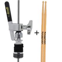 Presilha para Chimbal Com Gatilho Rápido Torelli Hi Hat Ta098 com baqueta