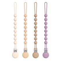 Presilha para Chupeta Cuddle Campus de Silicone, Peça Única, Kit com 4 Presilha para Chupeta Cuddle Campus de Silicone, Peça Única, Kit com 4