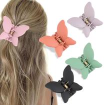Presilha para Mulheres Feminina Grampo Prendedor Grande Piranha Hair Clips Coreano Cabelo Feminino Plástico Borboleta Acessório Feminino Infantil
