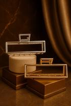 Presilha Piranha de Cabelo de Metal Retangular Grande Luxo e Sofisticação Para Seu Visual