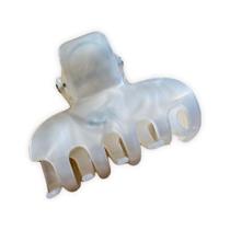 Presilha Piranha de Nylon Branca Perolada Grande - Balrin