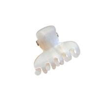 Presilha Piranha Pequena de Nylon Branco Leitosa Presilha Piranha Pequena de Nylon Branco Leitosa