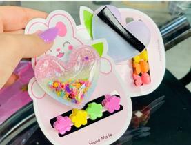 Presilha Prendedor Acessório de Cabelo Grampo 5 Peças Color