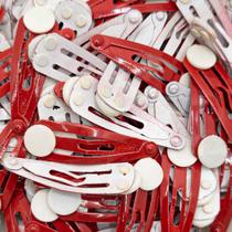 Presilha TIc Tac Metal Vermelho 33mm 20pçs 11g