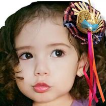 Presilha Tic Tac Mini Chapéu Festa Junina Caipira