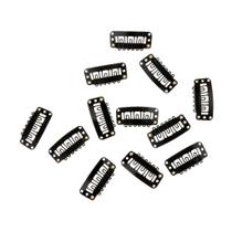 Presilha Tic Tac Para Aplique, Peruca 10un Preto resistente Presilha Tic Tac Para Aplique, Peruca 10un Preto resistente