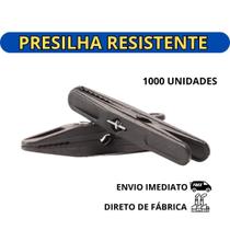 PresilhaPrendedor Preto Ulta Resistentes Para Cabides Pacote com 200un Organizar e Segurar roupas