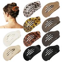 Presilhas de Cabelo CHANDAT 10 Unidades 11cm Foscas e Estampa Onça Presilhas de Cabelo CHANDAT 10 Unidades 11cm Foscas e Estampa Onça