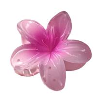Presilhas De Cabelo Coloridas Com Flores De Pluméria 4/8cm Para Mulheres E Crianças, Flores