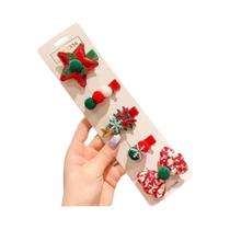 Presilhas De Cabelo Coloridas Para Árvore De Natal, 5 Peças, Presilhas Para Festa De Natal, Enfeites Presilhas De Cabelo Coloridas Para Árvore De Natal, 5 Peças, Presilhas Para Festa De Natal, Enfeites