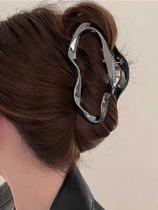 Presilhas De Cabelo Femininas De Metal De Alta Qualidade Com Design De Nuvem E Linhas Irregulares, Presilhas De Cabelo Femininas De Metal De Alta Qualidade Com Design De Nuvem E Linhas Irregulares,