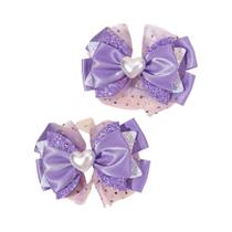 Presilhas De Cabelo Femininas Modernas De Chiffon Com Laço, 2 Peças, Acessórios De Cabelo Com Presilhas De Cabelo Femininas Modernas De Chiffon Com Laço, 2 Peças, Acessórios De Cabelo Com