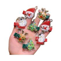 Presilhas De Cabelo Fofas De Desenho Animado: Papai Noel, Boneco De Neve, Árvore De Natal E Chifres Presilhas De Cabelo Fofas De Desenho Animado: Papai Noel, Boneco De Neve, Árvore De Natal E Chifres