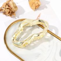 Presilhas De Cabelo Grandes Vazadas Para Mulheres E Meninas, Grampos De Cabelo Em Liga Com Design De