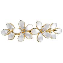 Presilhas de cabelo OTDEST Vintage Opal French Crystal Flower