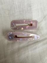 Presilhas Dupla Madrepérola - Rosa Presilhas Dupla Madrepérola - Rosa