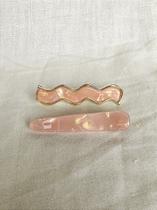 Presilhas Dupla Ondas - Coral Presilhas Dupla Ondas - Coral
