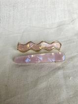 Presilhas Dupla Ondas - Rosa Presilhas Dupla Ondas - Rosa
