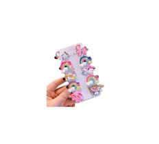 Presilhas Para Cabelo de Unicórnio Fofas e Estilosas Presilhas Para Cabelo de Unicórnio Fofas e Estilosas
