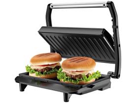 Press Grill Master Press Mondial Preto e Inox 1000W PG-01 Press Grill Master Press Mondial Preto e Inox 1000W PG-01