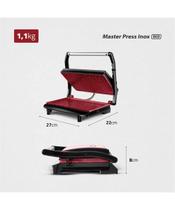 Press Grill Mondial Red Ceramic PG-01-RC Vermelho