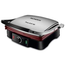 Press Grill Mondial Red Ceramic Pg-02 Press Grill-220v-preto/inox Press Grill Mondial Red Ceramic Pg-02 Press Grill-220v-preto/inox