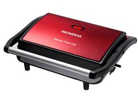 Press Grill Red Ceramic Mondial Pg-01-rc 220v Vermelho Press Grill Red Ceramic Mondial Pg-01-rc 220v Vermelho