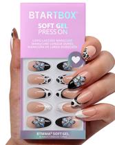 Press On Nails Bartbox Bessie & Bestie 3D Flower Almond