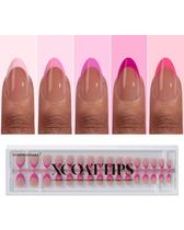 Press On Nails Bartbox Nails XCOATTIPS Pink French Tip