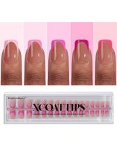 Press On Nails Btartbox Nails XCOATTIPS Short 160 unidades rosa Press On Nails Btartbox Nails XCOATTIPS Short 160 unidades rosa