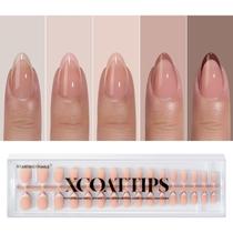 Press on Nails btartboxnails XCOATTIPS French Gel Skin Tones