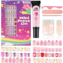 Press on Nails EBANKU Kids Flower Mermaid Heart 130 unidades Press on Nails EBANKU Kids Flower Mermaid Heart 130 unidades