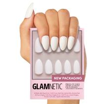 Press On Nails Glamnetic Angel Opaque White Short Ammond