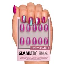Press On Nails Glamnetic Berry Fizz Short Oval Magenta