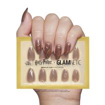 Press On Nails Glamnetic Harry Potter Golden Cup Brown