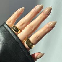 Press On Nails Glamnetic Honey Bun Trendy Nude Velvet Press On Nails Glamnetic Honey Bun Trendy Nude Velvet