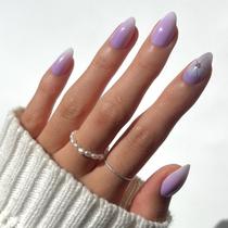 Press On Nails Glamnetic Lilac Reef Short Ammond Purple Press On Nails Glamnetic Lilac Reef Short Ammond Purple