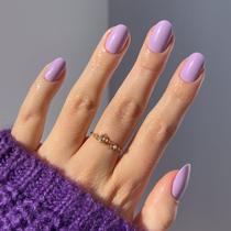Press On Nails Glamnetic Lilac Solid Opaque Light Purple Press On Nails Glamnetic Lilac Solid Opaque Light Purple
