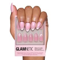Press-On Nails Glamnetic Lovers Blush, opaco, rosa brilhante Press-On Nails Glamnetic Lovers Blush, opaco, rosa brilhante
