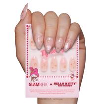 Press On Nails Glamnetic x Hello Kitty My Melody Gold Foil Press On Nails Glamnetic x Hello Kitty My Melody Gold Foil