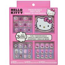 Press-On Nails Hello Kitty Party Pack 36, autoadesivo