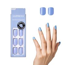 Press On Nails Impress Baby Why so Blue' Blue Short Squoval